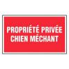  PLAQUE PROPR PRIV CHIEN MECHAN 