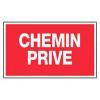  PLAQUE 330X200 CHEMIN PRIVE 