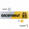  PLAQUETTE 170X45 ASCENSEUR 
