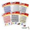  CHIFFRE NOVADHESIF 20MM BLANC 