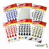  CHIFFRE NOVADHESIF 30MM NOIR 