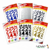  CHIFFRE NOVADHESIF 40MM BLANC 