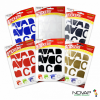 LETTRE NOVADHESIF 40MM NOIR 