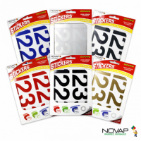  CHIFFRE NOVADHESIF 60MM BLANC 