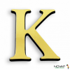  CARACTERE ADHESIF 40MM OR K 