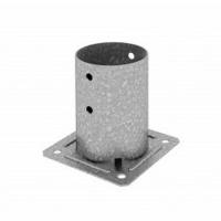  PIED POTEAU ROND BOULONNE D100 