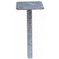  PIED POTEAU SPLE PLATINE 90/90 