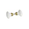  BOUTON DOUBLE BLANC OVALE C6MM 