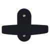  BOUTON FENETRE ALU NOIR MAT 
