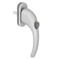  POIGNEE FENETRE ALU A BOUTON 