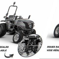  TRACTEUR SOLIS 26CV ROUE GAZON 
