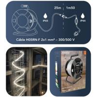  RUBAN LED ENROULEUR 25M 250W 