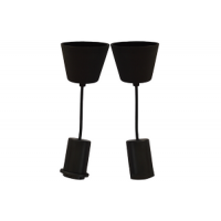  SUSPENSION DOUILLE E27 NOIR 