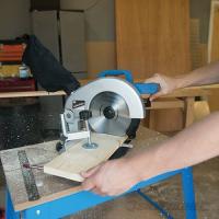  SCIE RADIALE COMBINEE 210MM 1 