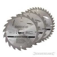  3 LAMES SCIE CIRCULAIRE CARBUR 