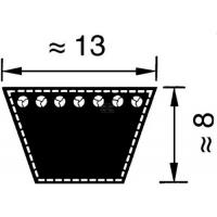 COURROIE TRAPEZOIDALE A23 1/2 