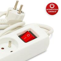  BLOC 3 PRISES 2P+T 16A + INTER 