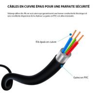  BLOC 4 PRISES 2P+T 16A + INTER 