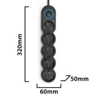  BLOC 5 PRISES 2P+T 16A + INTER 