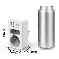  BIPLITE 2P+T 16A + 6A + USB 