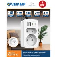  BIPLITE 2P+T 16A + 6A + USB 