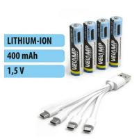  PILE ACCU LI-ION AAA 400mAh 