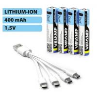  PILE ACCU LI-ION AA 1400mAh 