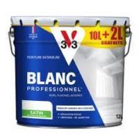  P PRO ACRYLIQUE SAT BLANC 10L 