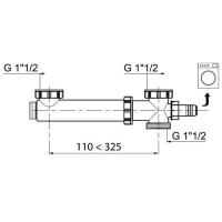  TUBULURE EVIER 2 BACS D40 