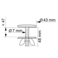  CACHE-TROU D43 INOX 