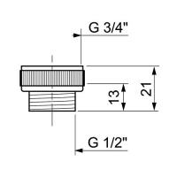  HY410 ADAPTATEUR MAMELON 1/2 3 