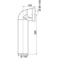  PIPE RIGIDE LONGUE COUDEE 